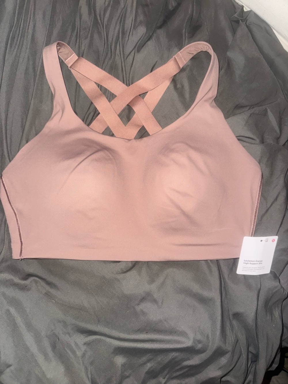 lululemon athletica Dusty Rose Crisscross Sports Bra